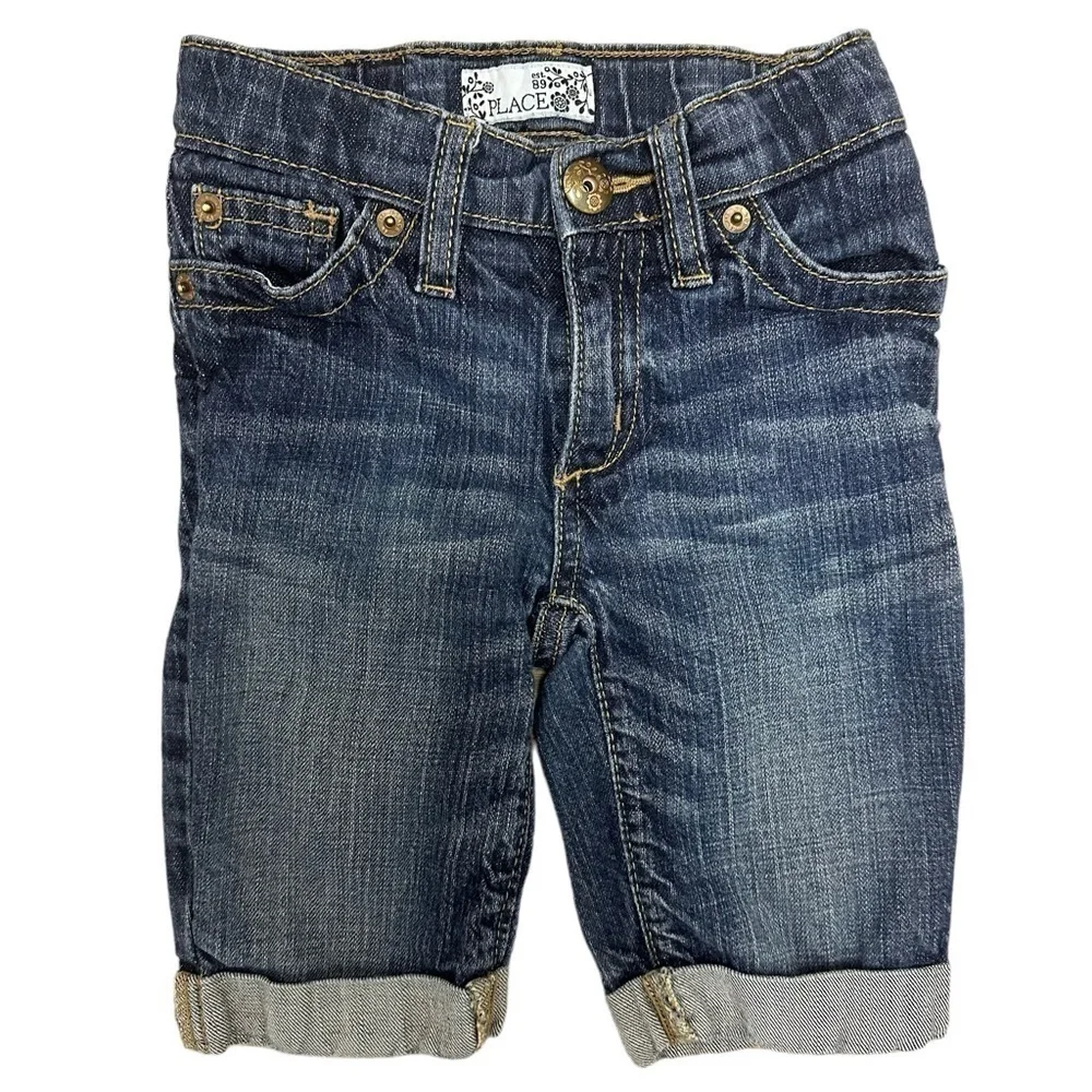 The Children’s Place Cuffed Jeans Size 5 Medium Wash